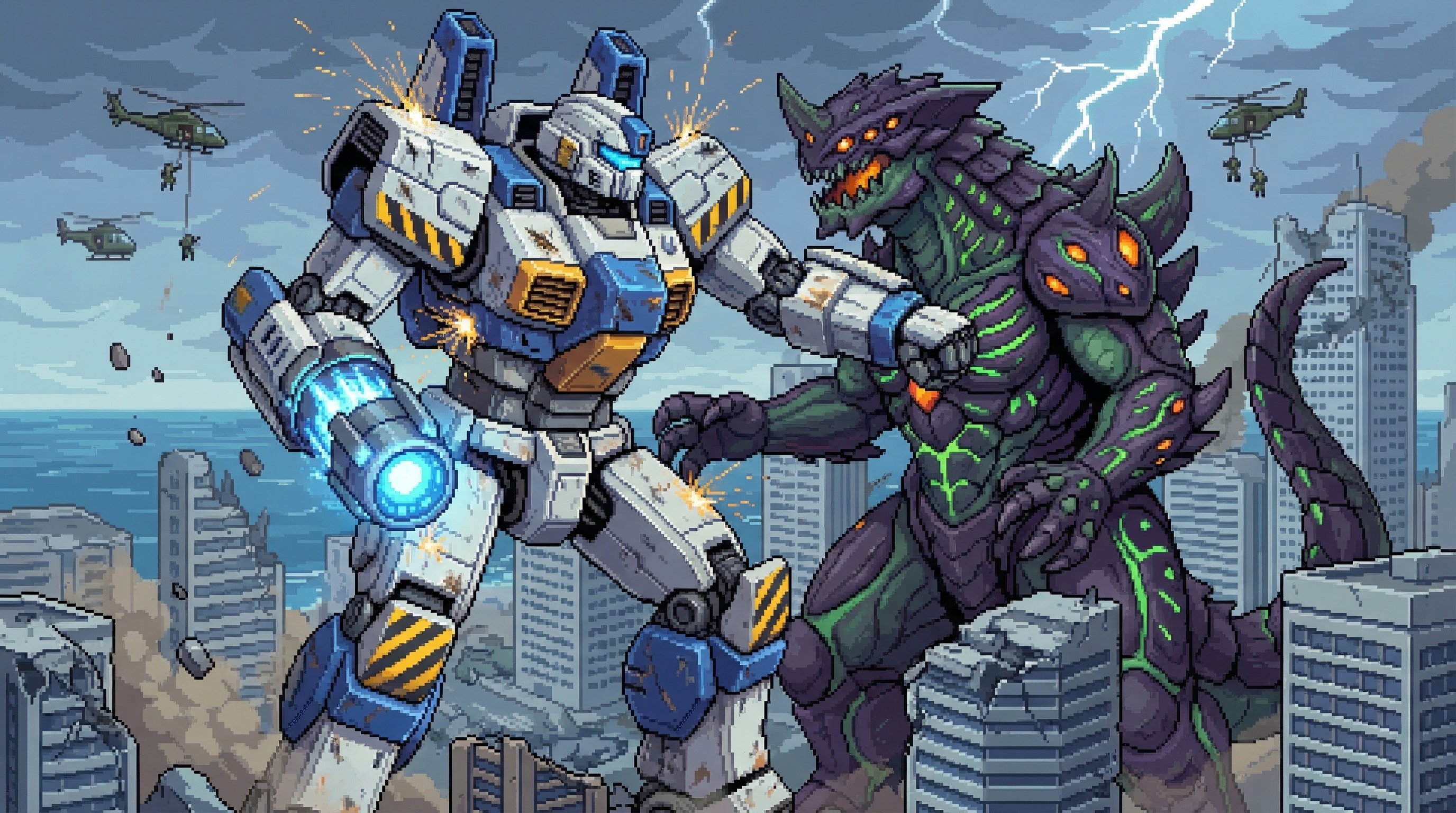 Combat Mech vs. Kaiju
